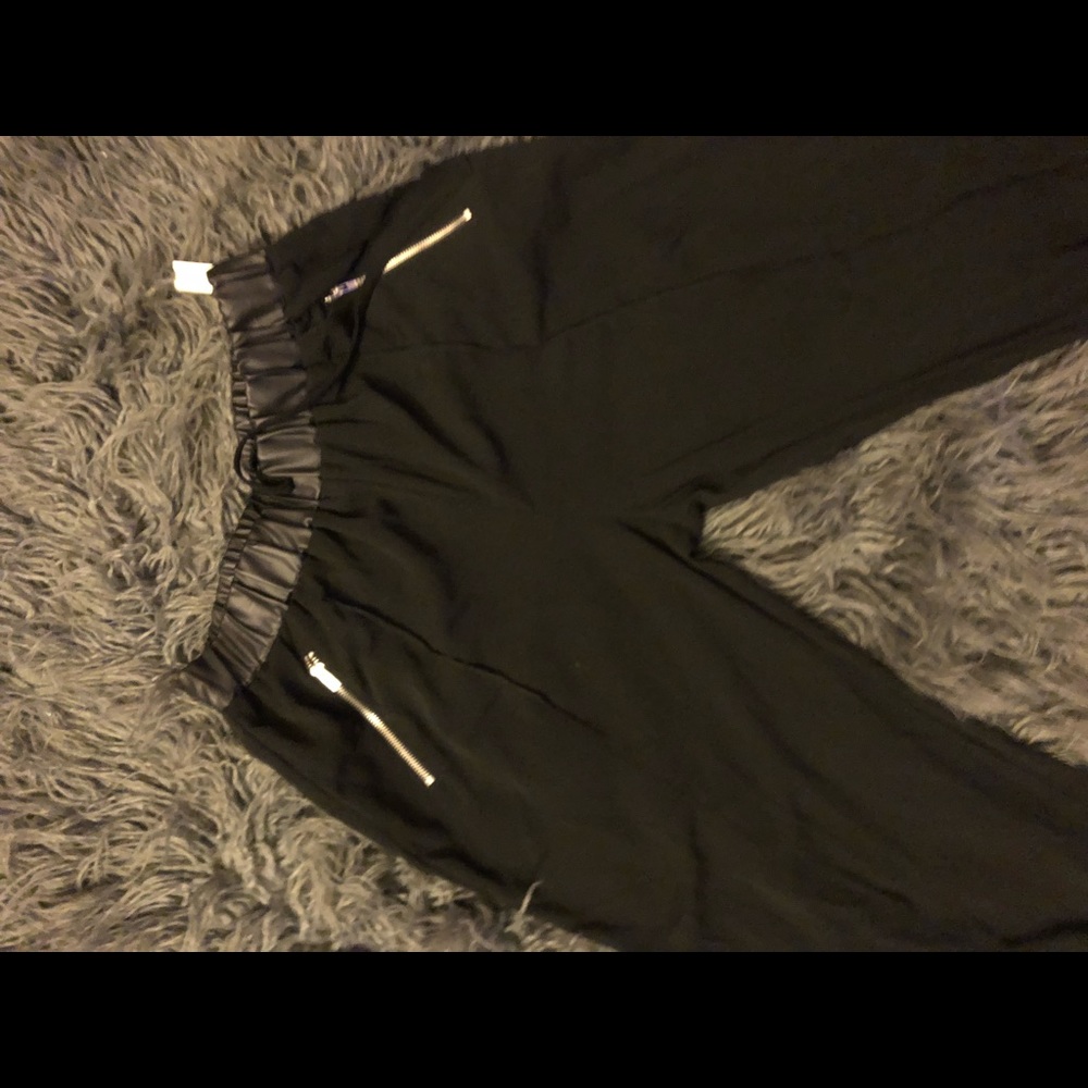 Sheer black pants